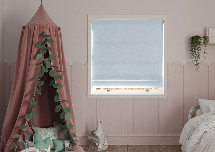 Tussah, Ice - Roman Blind - Image 3